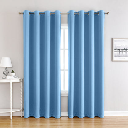 Verdunkelungsvorhang mit Ösen – Thermo, Blickdicht, 1/2 Panels