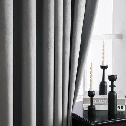 Custom-made velvet curtain · Milano