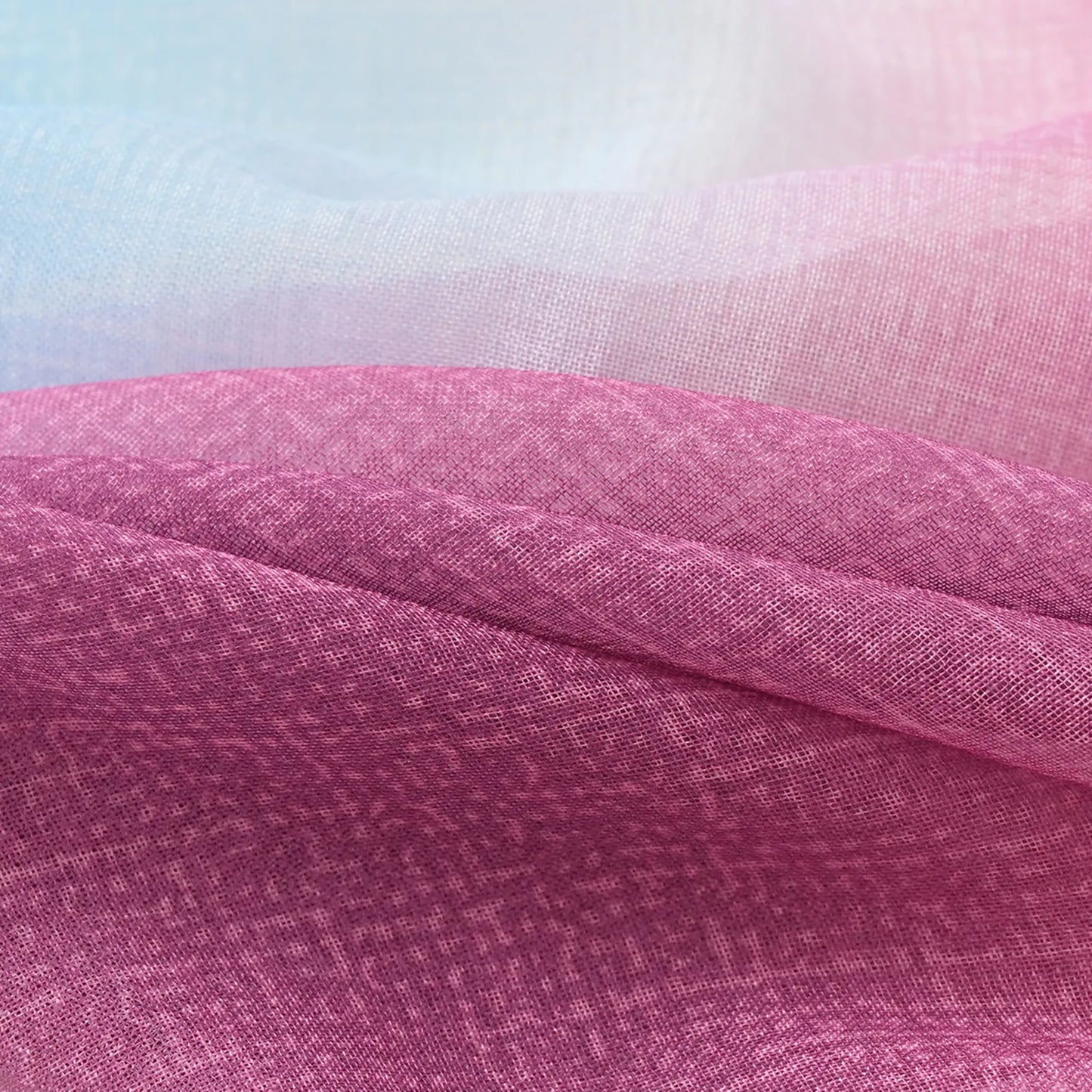 1 Panel Ombre Fenster Sheer Transparent Wohnzimmer Schlafzimmer Vorhänge Ösen