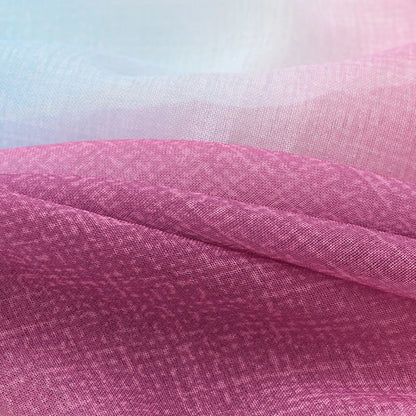 1 Panel Ombre Fenster Sheer Transparent Wohnzimmer Schlafzimmer Vorhänge Ösen