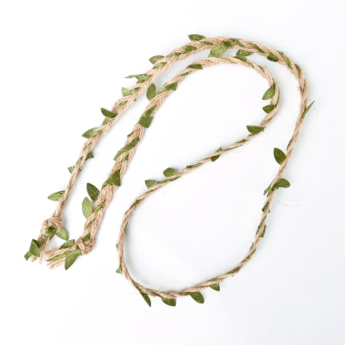 Embrasses à feuilles de vigne, vert/marron