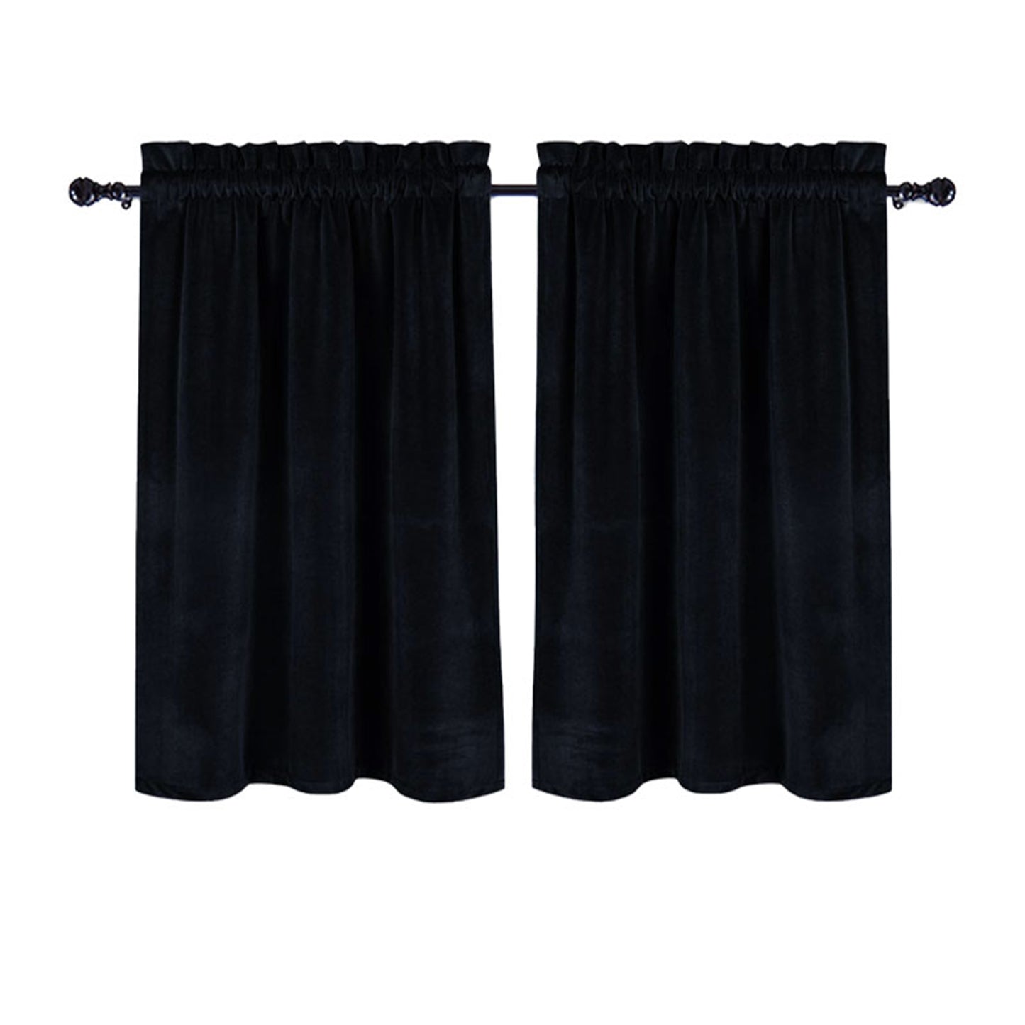 Velour Animal Print Curtains for Motorhomes and Caravans – Set of 2