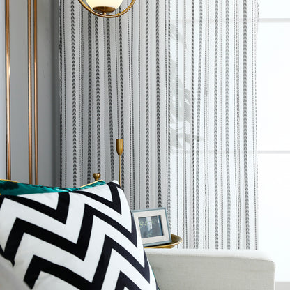 Sheer Curtains, 1 Panel, White, 100x130cm/100x250cm/140x260cm