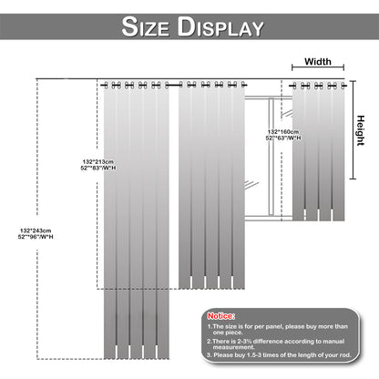 1 Panel Eyelets Window Sheer Curtains for Bedroom