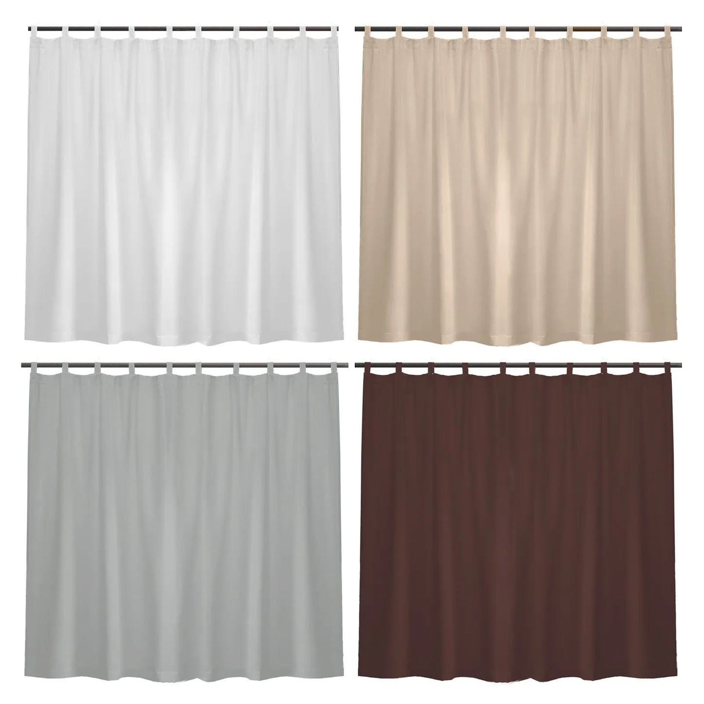 Custom-Made Outdoor Blackout Curtain with Hook-and-Loop Fastener · Dalmora