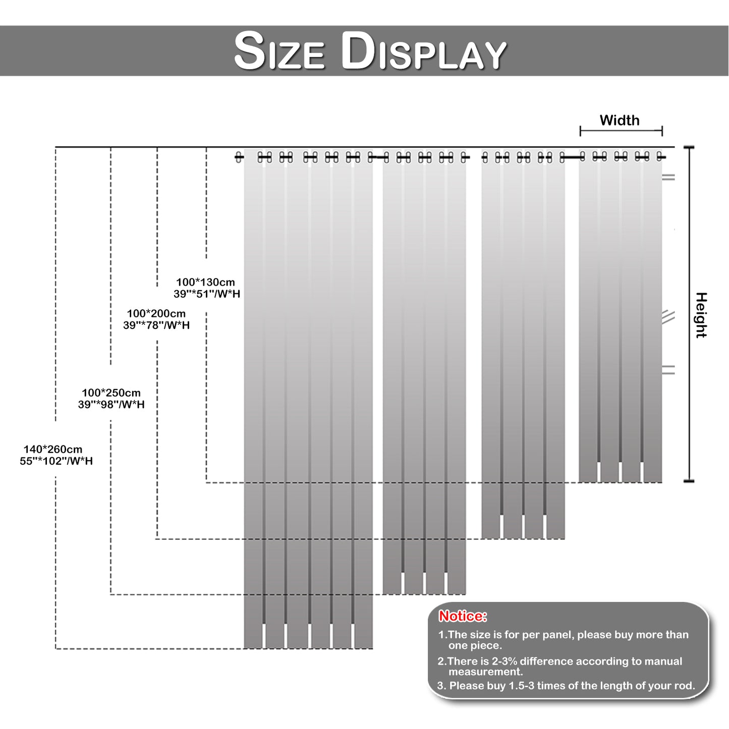 1 Panel Elegant Window Sheer Curtains