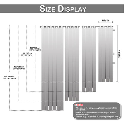 1 Panel Elegant Window Sheer Curtains