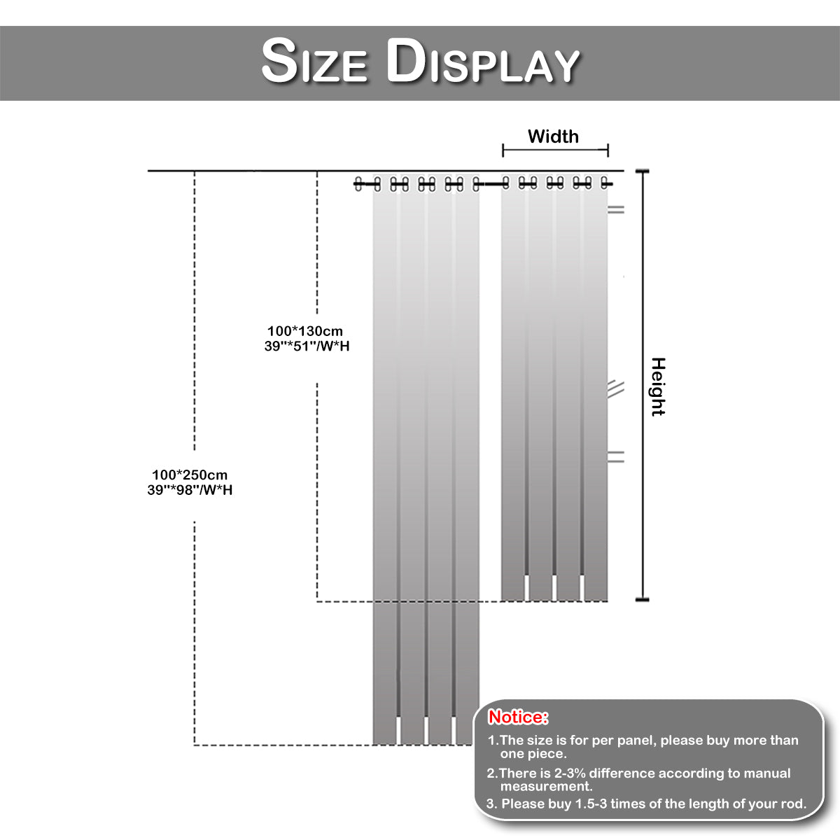 Gold Stamping Feather Curtains, 1 Panel, Black, 100*130cm/100*250cm