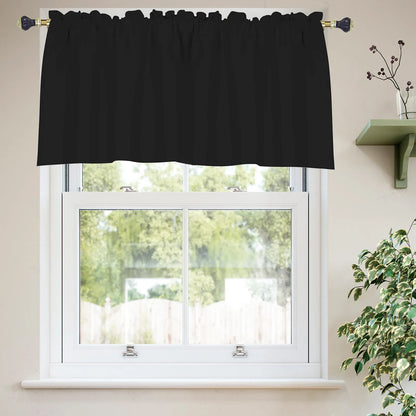 1 Panel Blackout Window Short Curtains