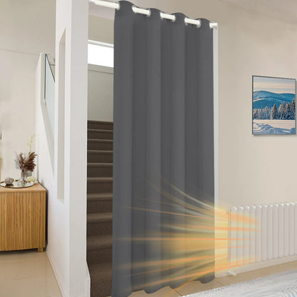 Soundproof and thermal insulating outdoor curtain made to measure · Arctivon