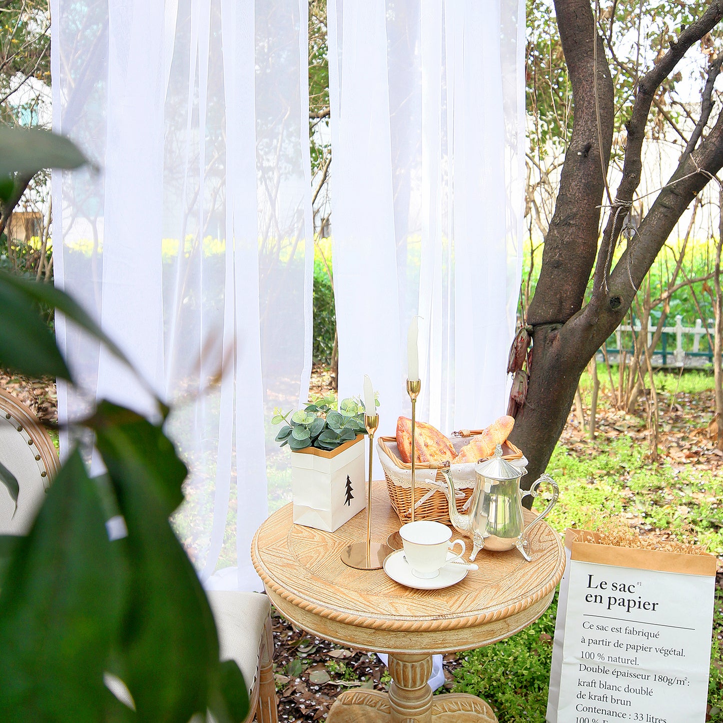 Screening Sheer Curtains, 1 Panel, White, 130x100cm/130x150cm/130x180cm/130x250cm