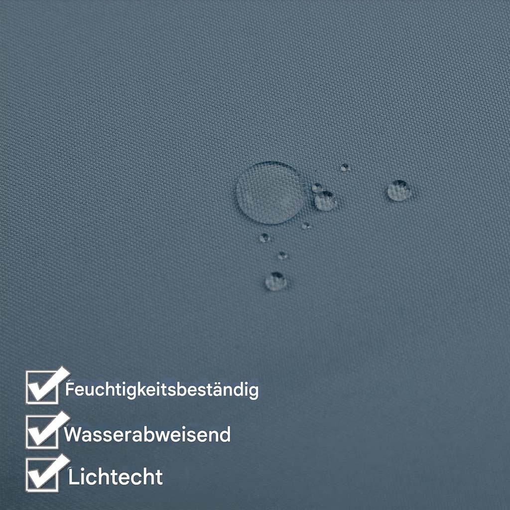 Rideau extérieur imperméable à œillets, protection thermique et occultant, 5 coloris