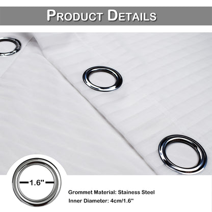 Rideaux en tulle de gaze, 1 panneau, blanc, 132*160cm/132*183cm/132*213cm/132*244cm