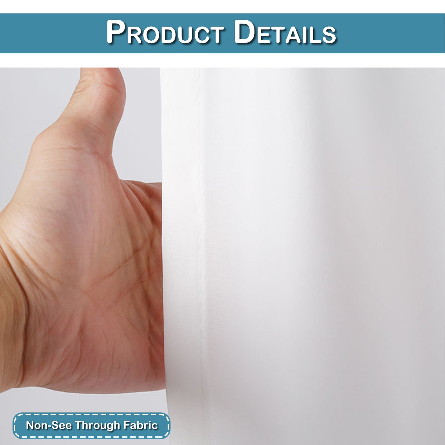 1 Panel Waterproof Short Small Curtains Privacy Protect