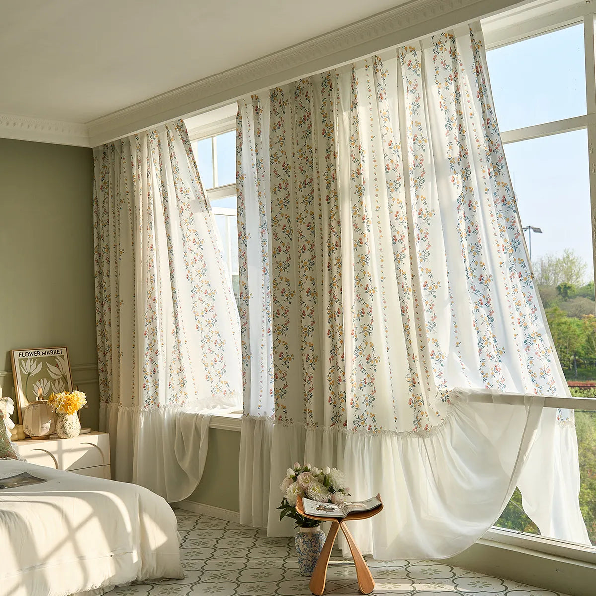 Florale Gardinen nach Maß · Brielle