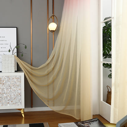 Rideaux transparents dégradés, 1 panneau, rose, 100 x 250 cm/140 x 260 cm