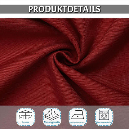 Rideau extérieur imperméable à œillets, protection thermique et occultant, 5 coloris