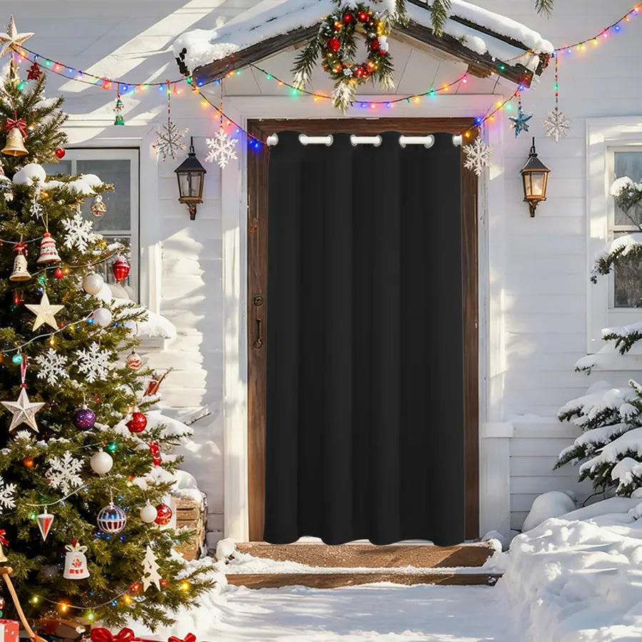 Soundproof and thermal insulating outdoor curtain made to measure · Arctivon