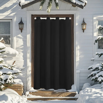 Soundproof and thermal insulating outdoor curtain made to measure · Arctivon