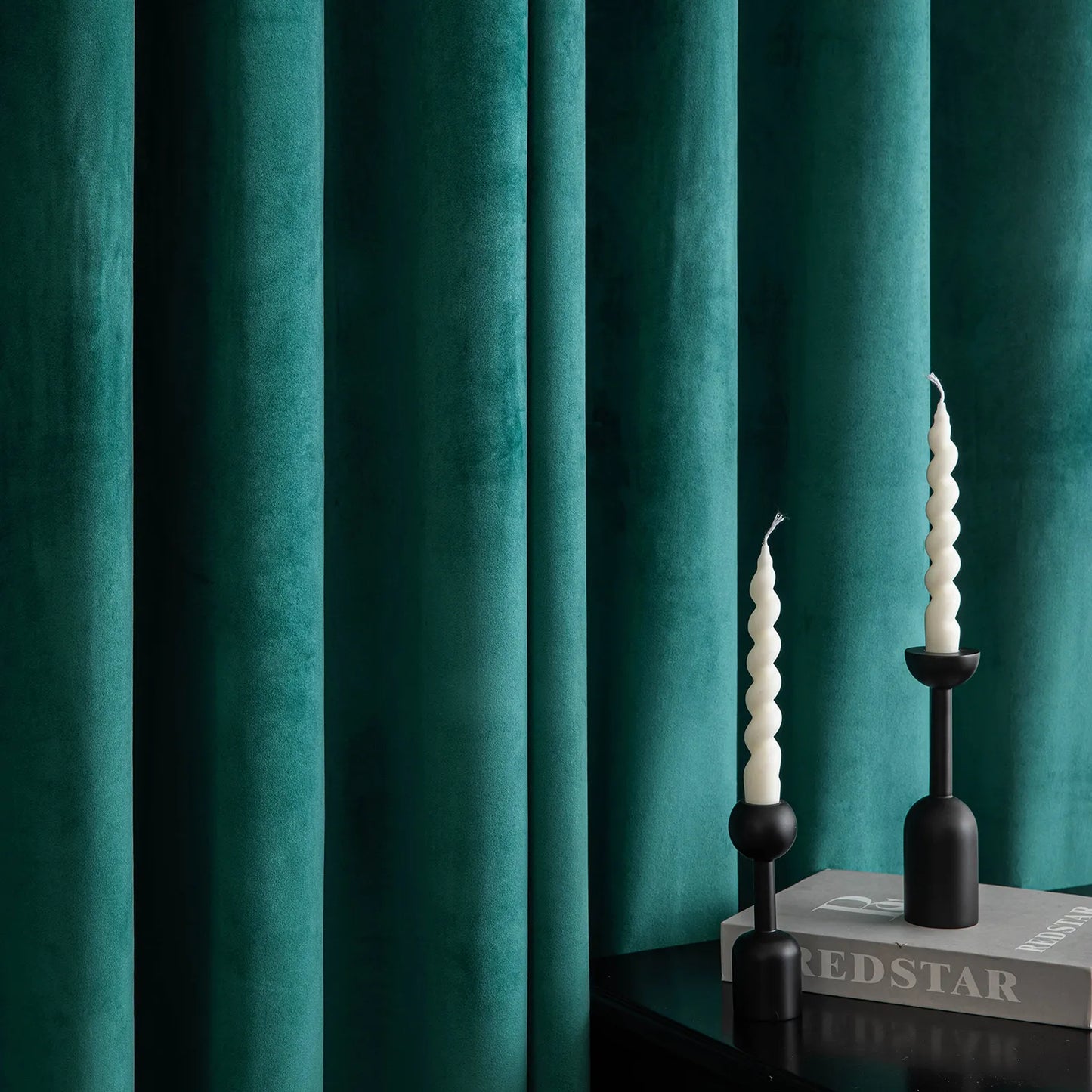 Custom-made velvet curtain · Milano
