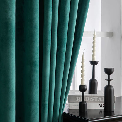 Custom-made velvet curtain · Milano