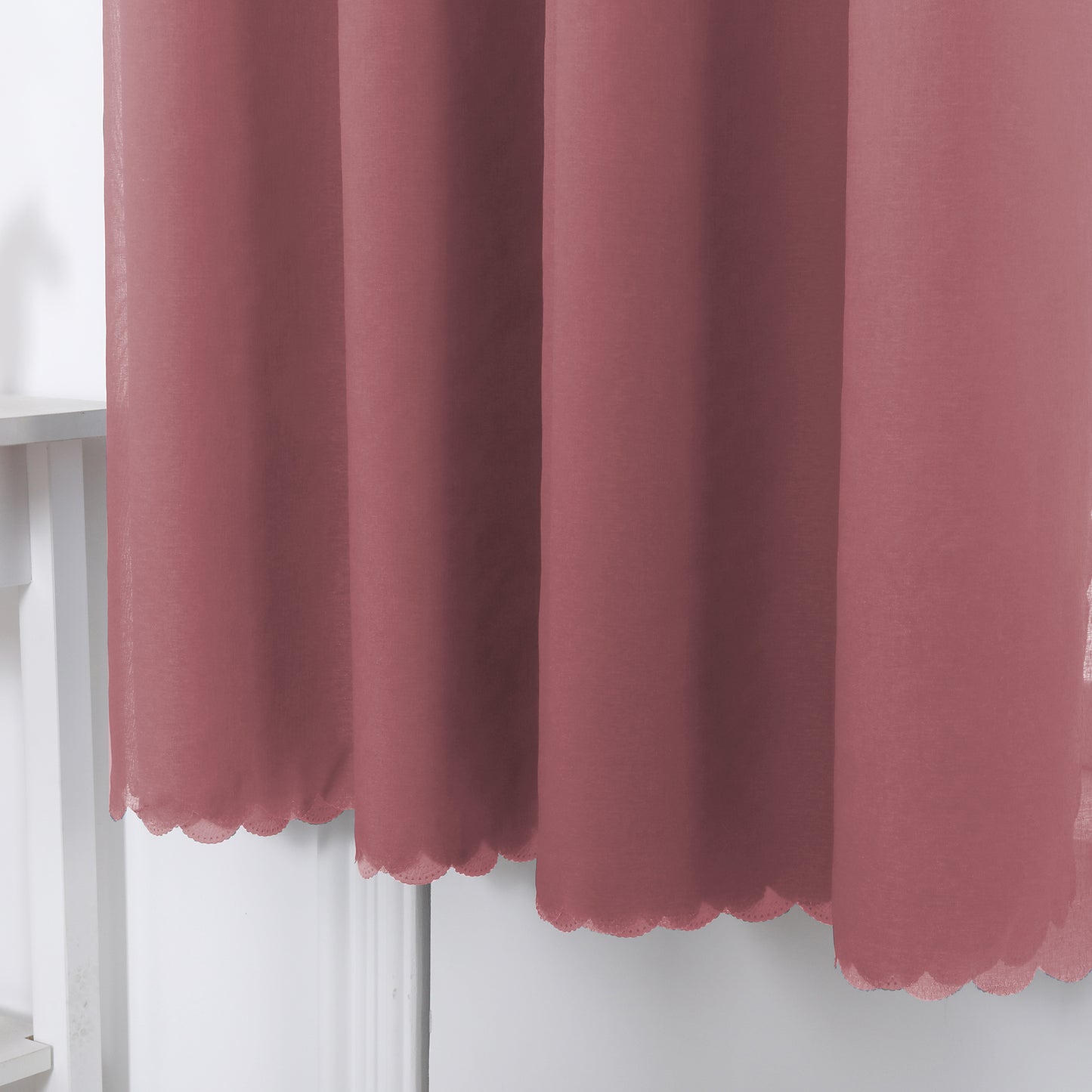 Rideaux occultants double épaisseur, 1 panneau, rose, 132 x 160 cm/132 x 213 cm/132 x 243 cm