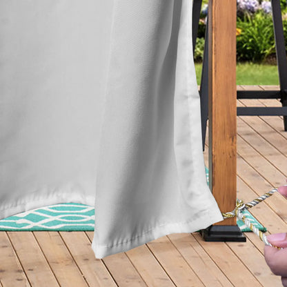 Voilage d'extérieur sur mesure avec écran d'intimité · Solviera