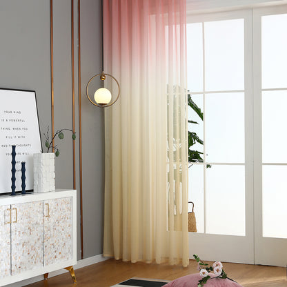 Rideaux transparents dégradés, 1 panneau, rose, 100 x 250 cm/140 x 260 cm
