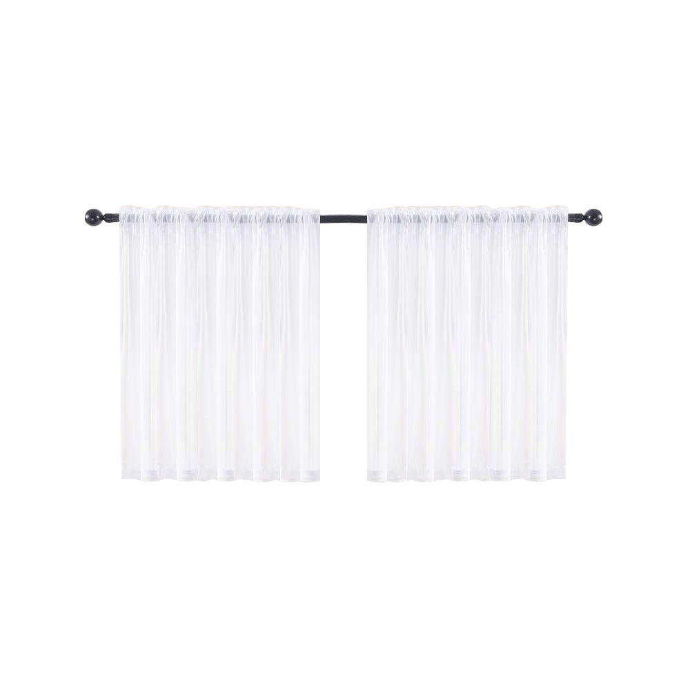 Half Tiers Curtains Cafe Kitchen Window Decor 1 Panel