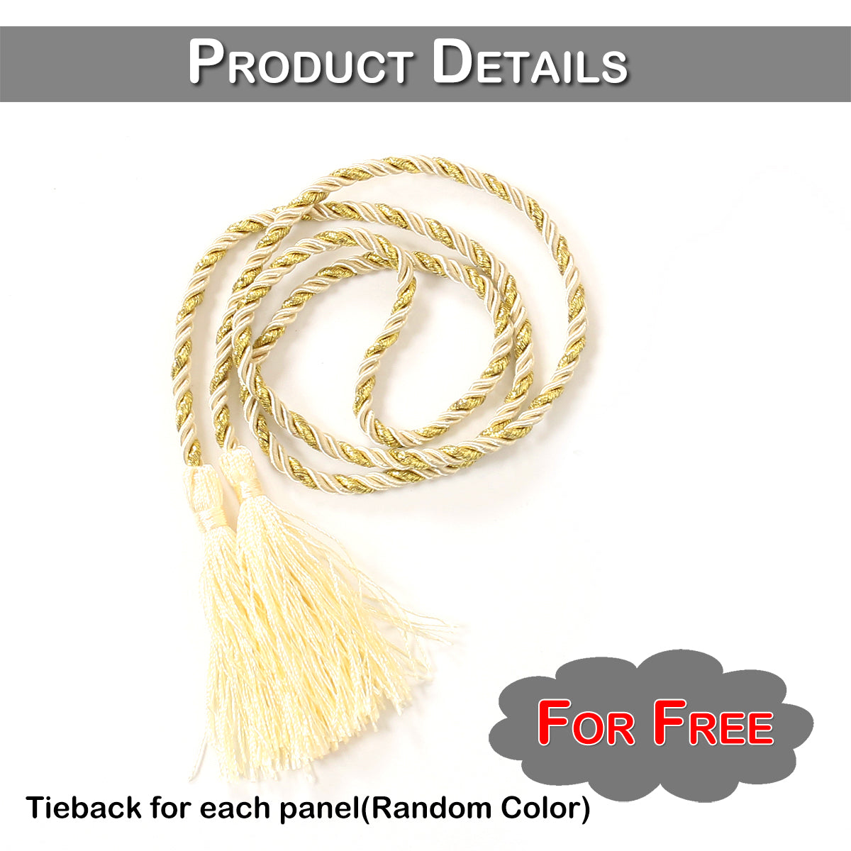 1 Panel Lace Window Sheer Curtain