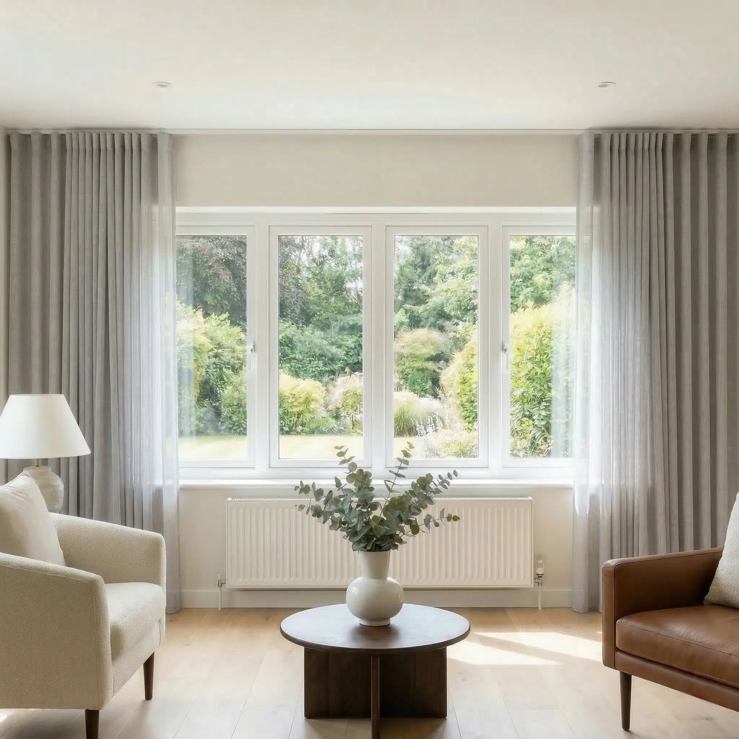 Flowing curtains made to measure · Silvea