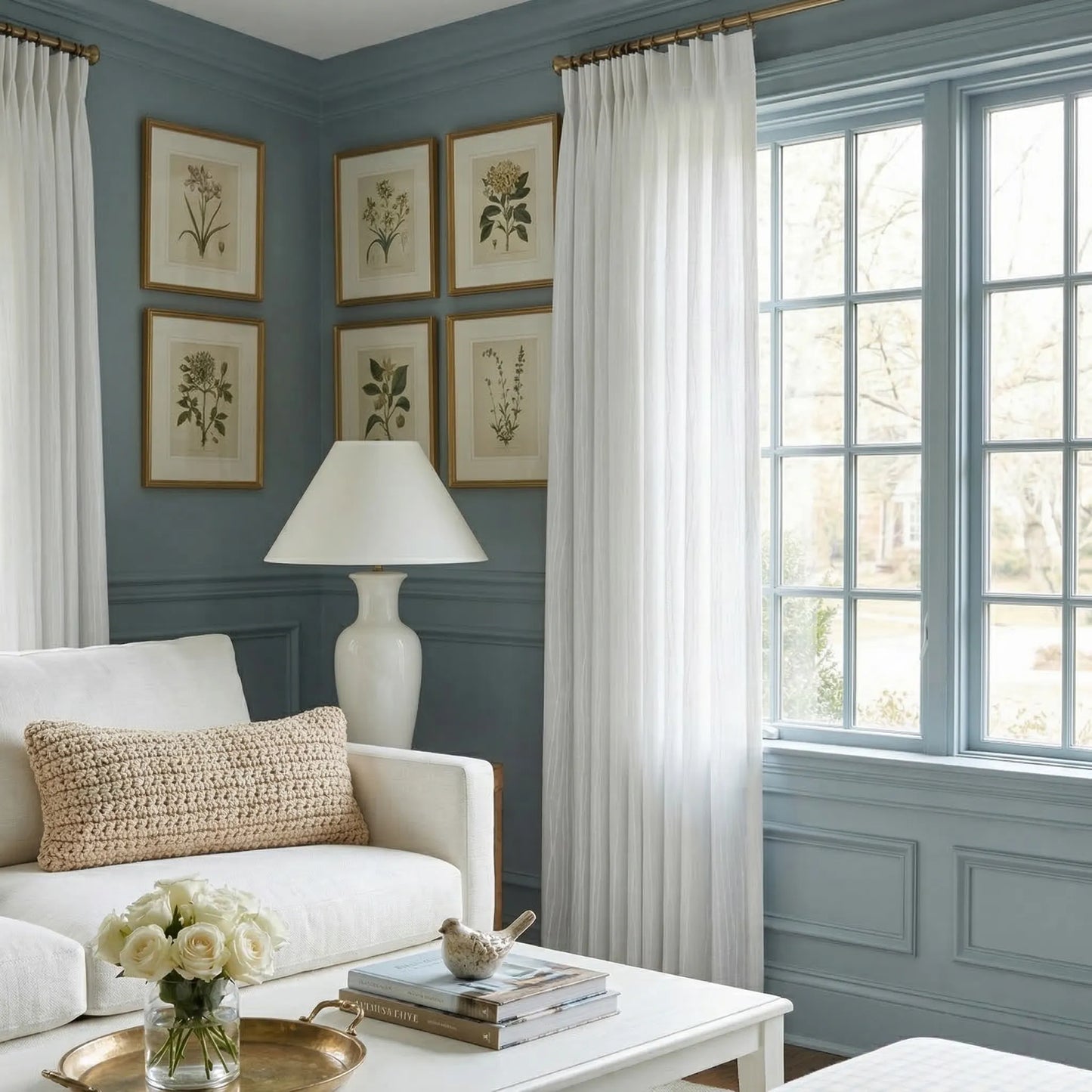 Voilage texturé transparent à l'aspect linéaire – Elion