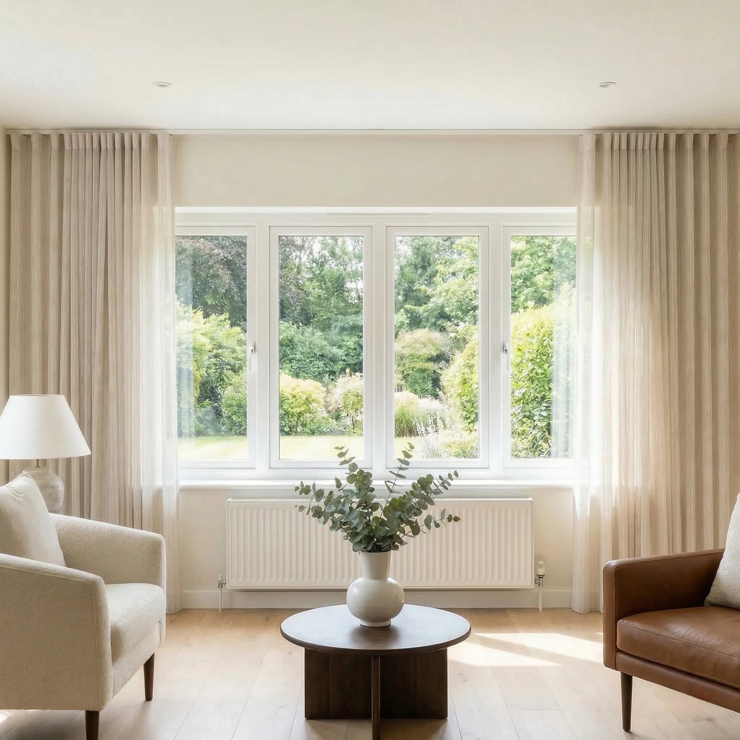 Flowing curtains made to measure · Silvea
