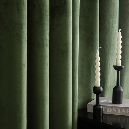 Custom-made velvet curtain · Milano