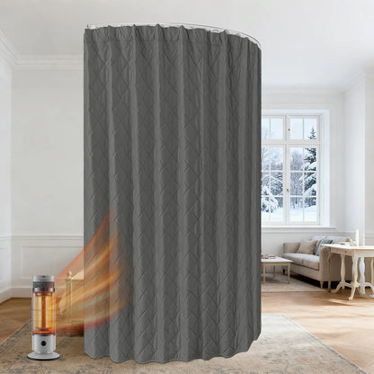 Rideau thermique en velours matelassé robuste - Velmira