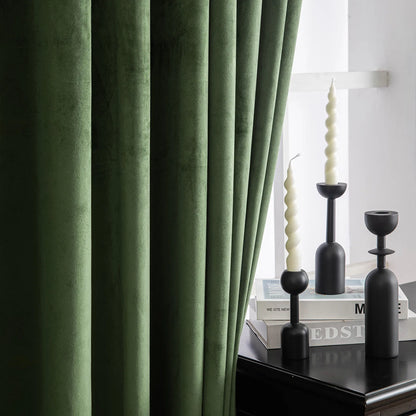 Custom-made velvet curtain · Milano