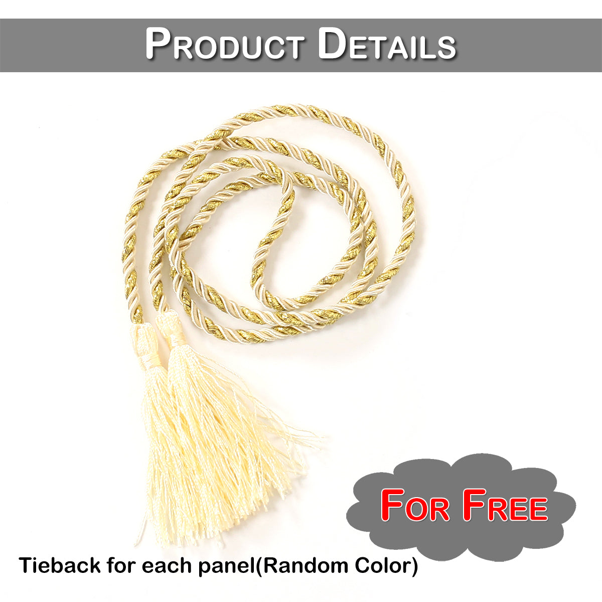 Gold Stamping Feather Curtains, 1 Panel, Black, 100*130cm/100*250cm