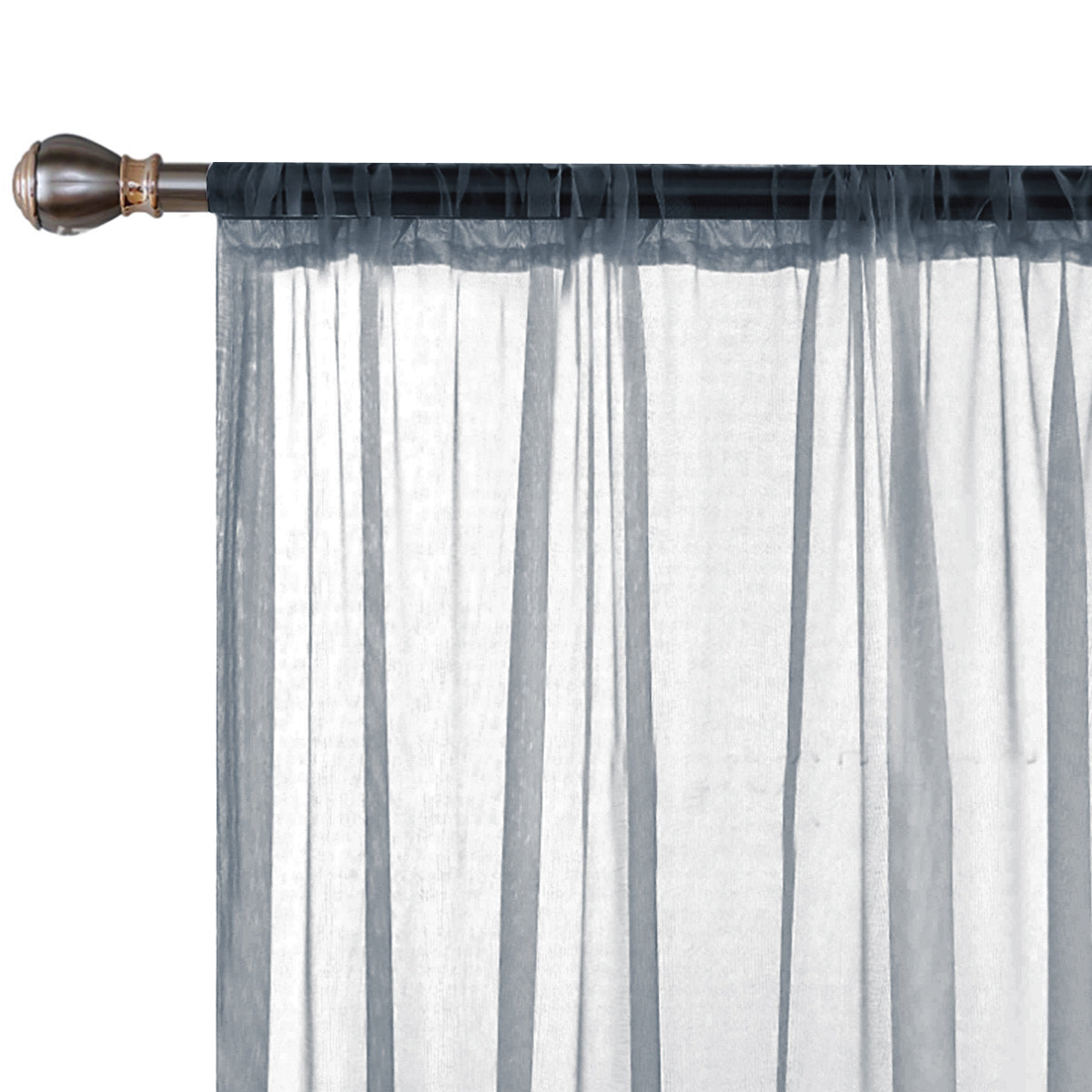 1 Panel Voile Sheer Curtain for Home Decor