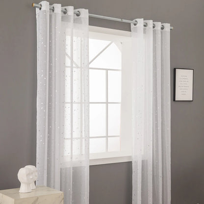 Star Kissed Window Drapes - Boho-Vorhänge für das Wohnzimmer