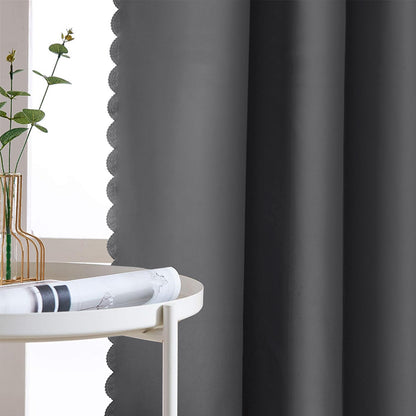 1 Panel Privacy Thermal Blackout Window Short Curtains