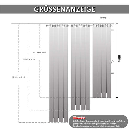 BTTO Lichtfilternde Samtvorhänge