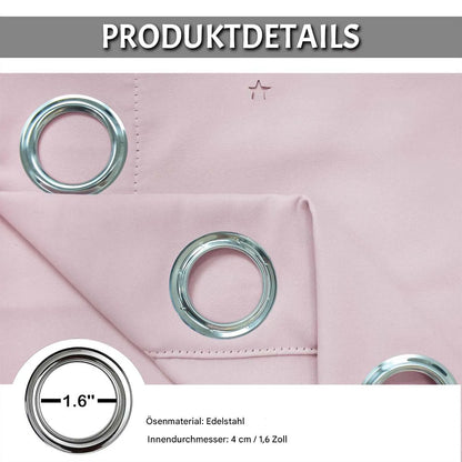 Blackout curtain with cut-out stars and overlay design