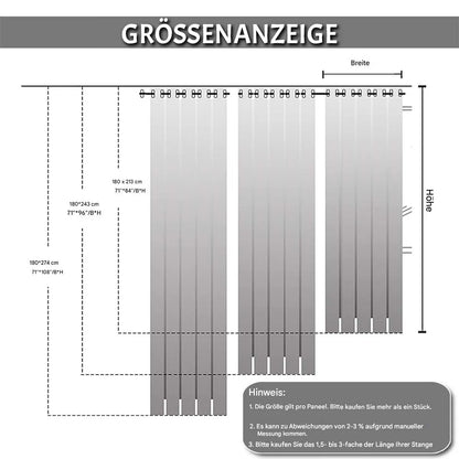 Extra Wide Outdoor Curtain, Waterproof and Blackout with Eyelets – 1 Piece, 180 cm Wide