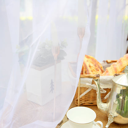 Screening Sheer Curtains, 1 Panel, White, 130x100cm/130x150cm/130x180cm/130x250cm