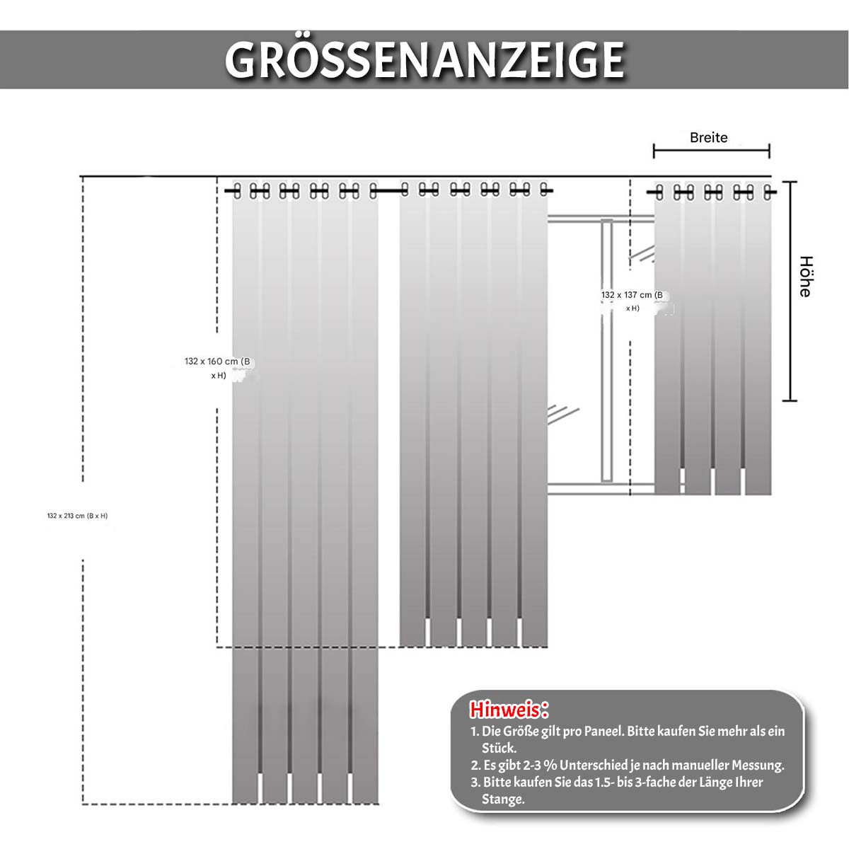 BTTO Samtverdickte Vorhänge