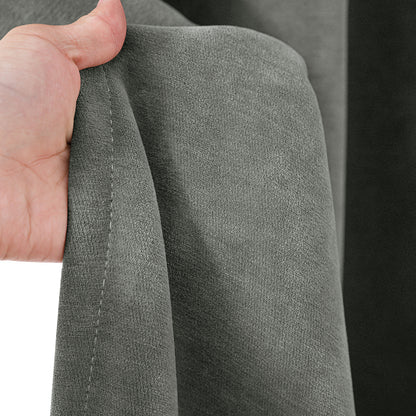 2 Blackout Curtains Chenille 510 GSM Thermal Curtain Light-blocking with Multifunction Tape