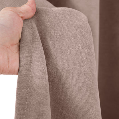 2 Blackout Curtains Chenille 510 GSM Thermal Curtain Light-blocking with Multifunction Tape