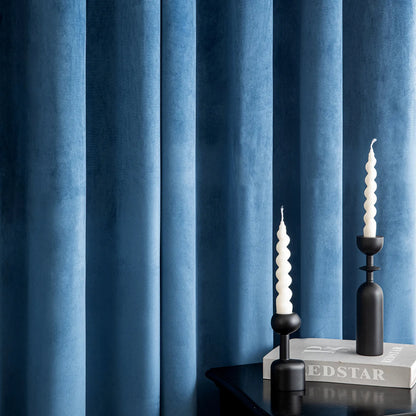 Custom-made velvet curtain · Milano