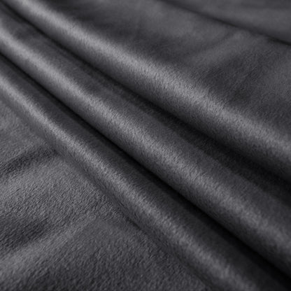 Rideau en velours épais, 1 panneau, gris foncé, 132x137cm/132x160cm/132x213cm