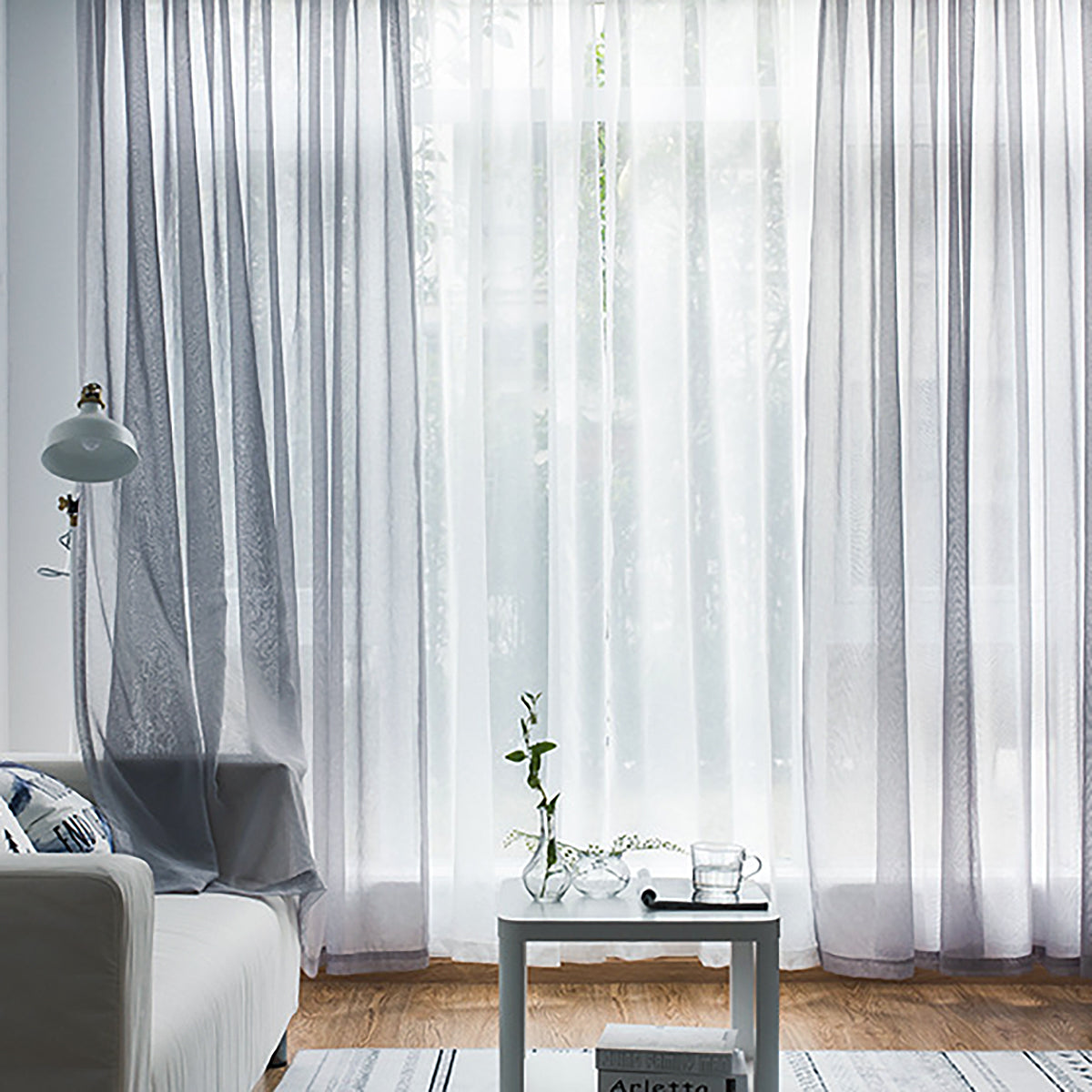 1 Panel Voile Sheer Curtain for Home Decor